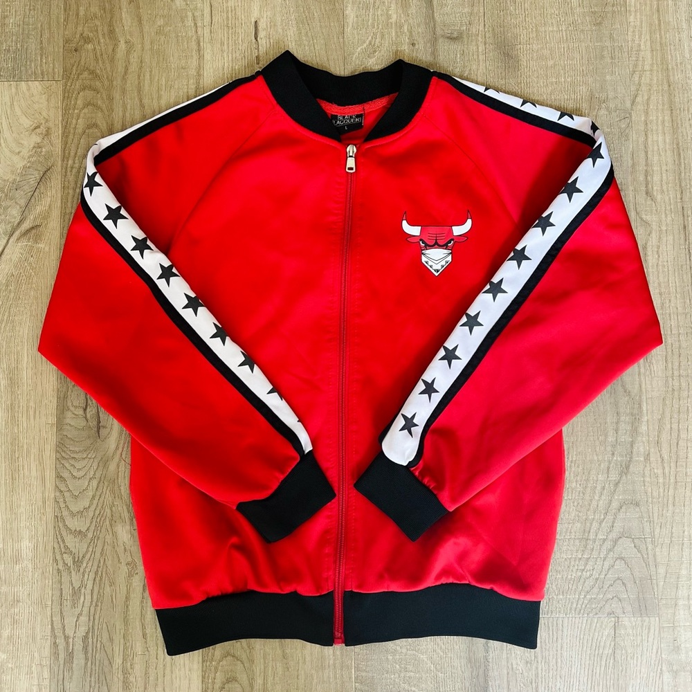 Vintage Chicago Bulls Zip-up Track Jacket Youth Large Adult XS/S